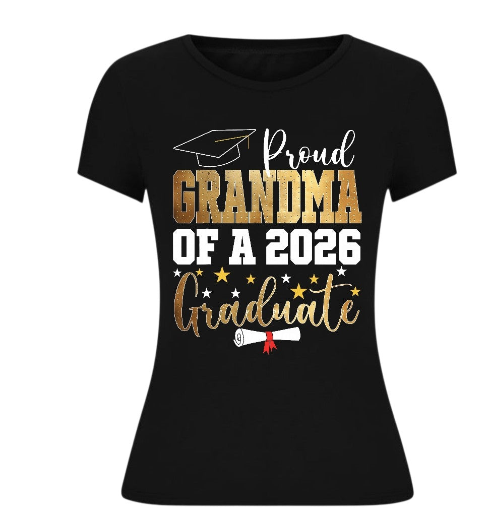 Short Sleeve Graduation- Proud Grandparents